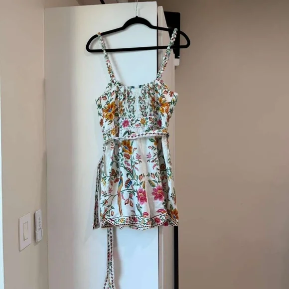 Farm Rio Off-White Delicate Forest Romper - Picture 7 of 7